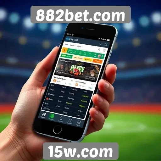 Experiência mobile no site 882bet.com